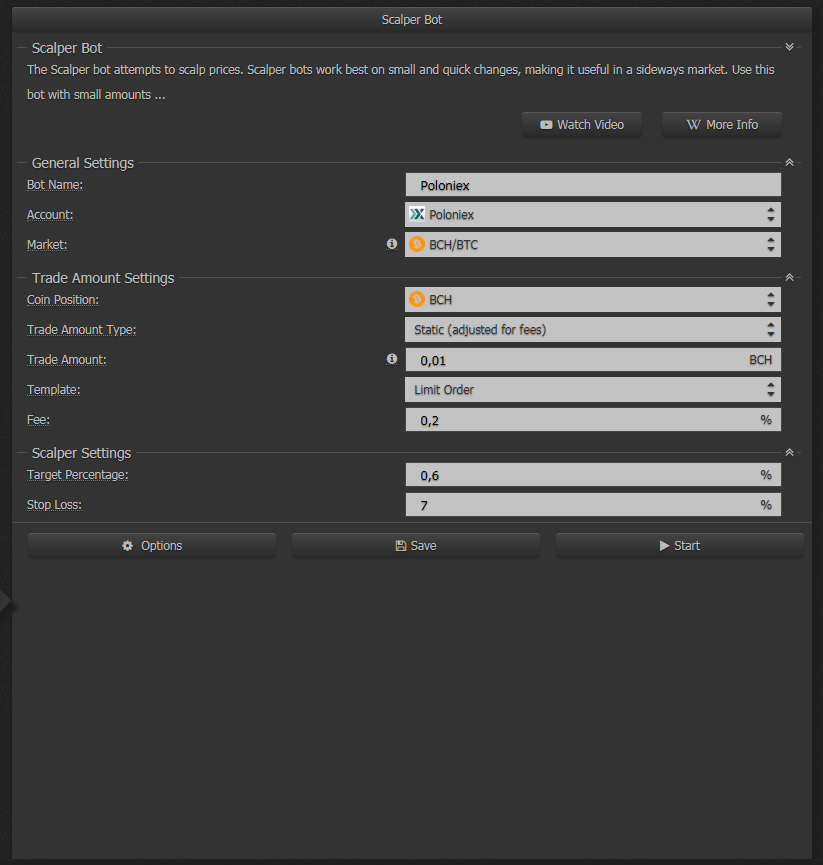 Scalper Bot UI